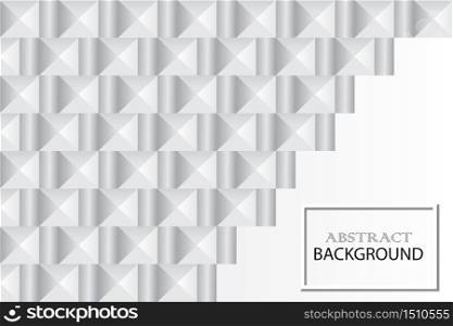 Abstract square texture vector background 3d paper art style can be used in cover design, book design, poster, cd cover, flyer, website wallpaper backgrounds or advertising. - Vector illustration.