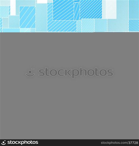 Abstract squared pattern. Abstract squared background from striped shapes