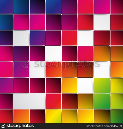 Abstract Squares Background Vector