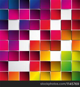 Abstract Squares Background Vector