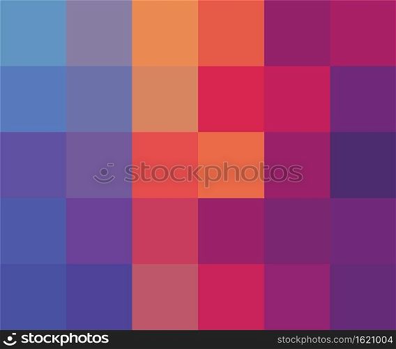 Abstract squares colorful background template.  Banner template. vector illustration