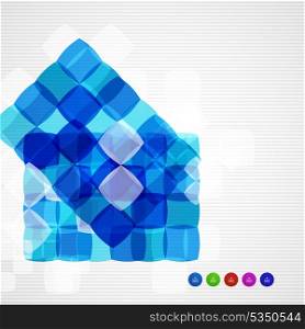 Abstract squares geometrical vector modern template