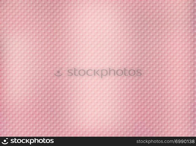 Abstract squares pattern texture on pink gold background. Rose golden foil luxury style for brochure, wedding card, poster, banner. Vector illustration
