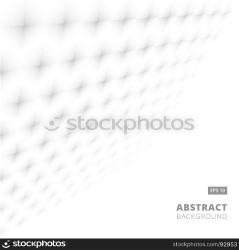 Abstract stripe background white geometric shapes perspective pattern. Vector illustration