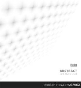 Abstract stripe background white geometric shapes perspective pattern. Vector illustration