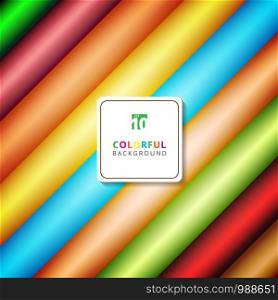 Abstract stripe diagonal pattern colorful gradients color background with space for your text. Vector illustration