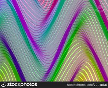 Abstract striped background. Rhythmic colorful lines. EPS10 with transparency. Colorful background. Abstract composition with curve lines. Abstract 3d effect. Illusion of three dimensional surface.. abstract stylized lines, vector