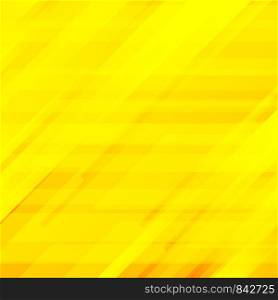 Abstract striped diagonal yellow background. Technology futuristic style. Geometric modern minimal. Vector illustration