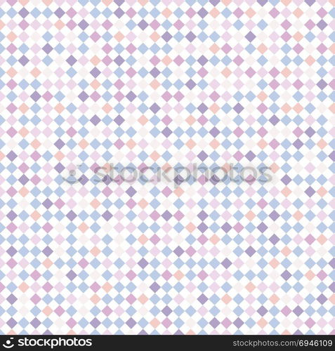 Abstract striped square pattern with purple, blue, pink pastel color on white background. Vector illustration