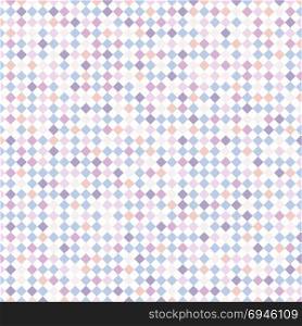 Abstract striped square pattern with purple, blue, pink pastel color on white background. Vector illustration