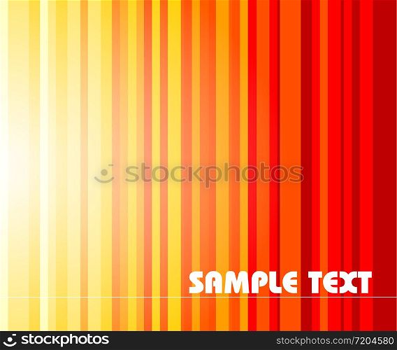 Abstract stripped background - yellow to red colors