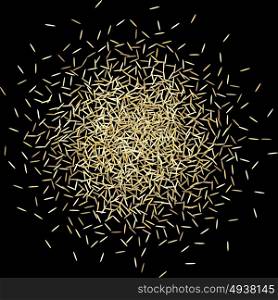 abstract strokes, vector. Abstract background, stipple effect. Rhythmic decorative particles. Grain texture