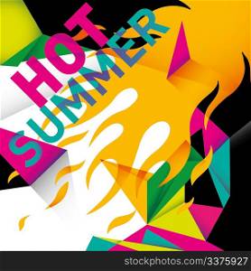 abstract summer background in color