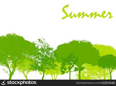 Abstract Summer Natural Background Vector Illustration. EPS10. Abstract Summer Natural Background Vector Illustration
