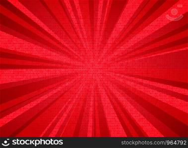 Abstract sun burst living coral color of the year 2019 circle pattern texture design background. You can use for sales poster, promotion ad, artwork of text, cover design. illustration vector eps10
