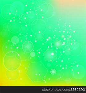 Abstract Sun Green Background for Your Design. Abstract Green Background