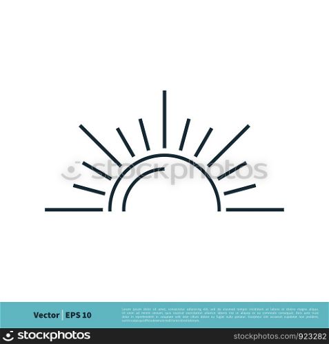 Abstract Sun Icon Vector Logo Template Illustration Design. Vector EPS 10.