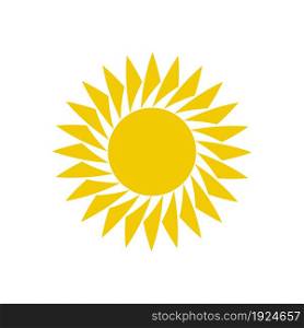 abstract sun logo design