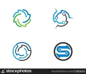 Abstract symbol illustration design