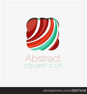 Abstract symmetric geometric shapes, business icon. Vector icon