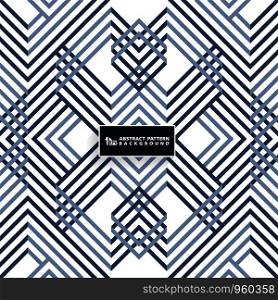 Abstract systematic geometrical blue pattern design. You can use for cover design, modern artwork, print, ad, report. illustration vector eps10