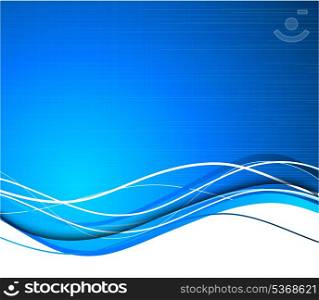 Abstract tech background in blue color