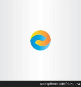 abstract tech business circle letter z logo