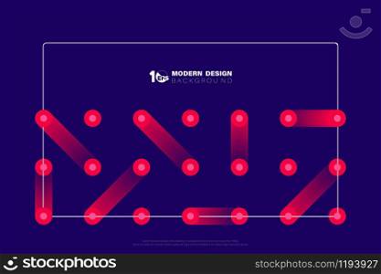 Abstract tech purple and red contrast digital design background. Decorate for ad, poster, template design, artwork. illustration vector eps10