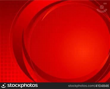 Abstract technical background in red with room for your own copy