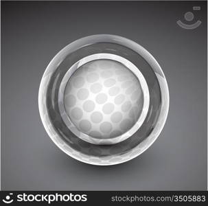 Abstract techno circle vector background