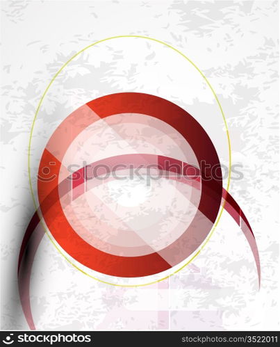 Abstract techno circle vector background