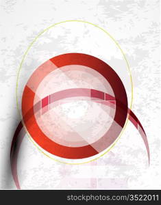 Abstract techno circle vector background