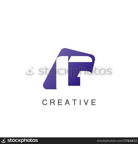 Abstract Techno Negative Space Initial Letter G Logo icon vector design.