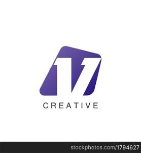 Abstract Techno Negative Space Initial Letter V Logo icon vector design.