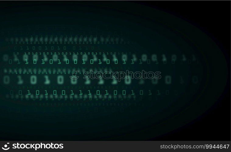 Abstract Technology Background. binary data and streaming binary code background. vector illustration EPS10