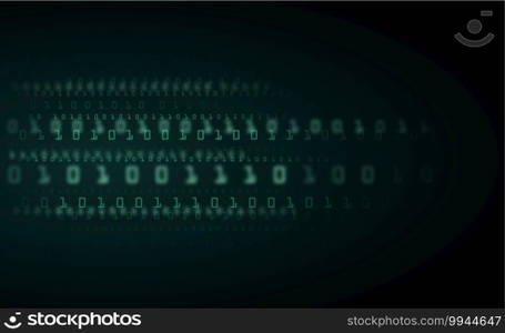 Abstract Technology Background. binary data and streaming binary code background. vector illustration EPS10
