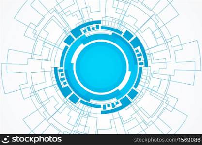 Abstract Technology Background , Circle digital