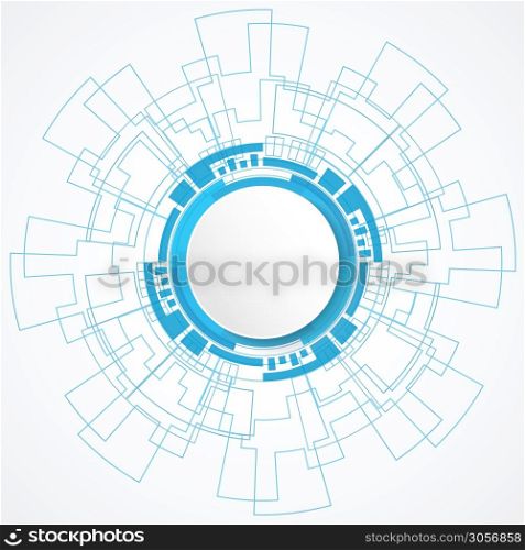 Abstract Technology Background , Circle digital