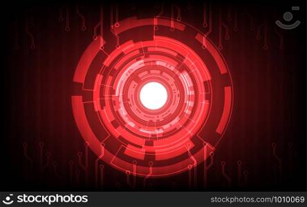 Abstract Technology Background , Futuristic Circuit Board , High Digital Computer , Concept Business Illustration , Vector