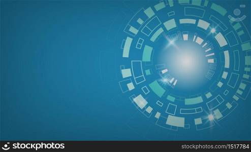 Abstract technology background, innovation background, vector illustration