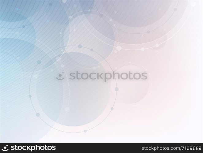 Abstract Technology Background with Circles