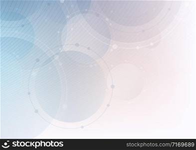 Abstract Technology Background with Circles