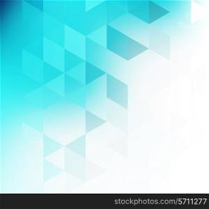 Abstract technology background with color triangle. Vector illustration.