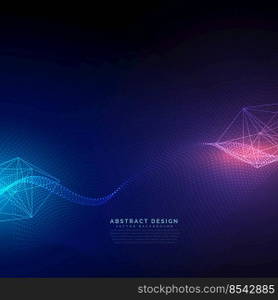 abstract technology background with light effect vector