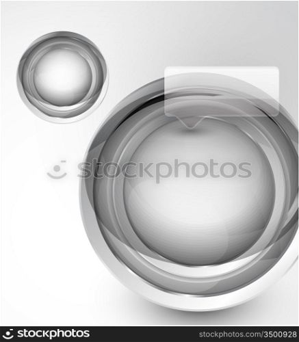 Abstract technology circle background