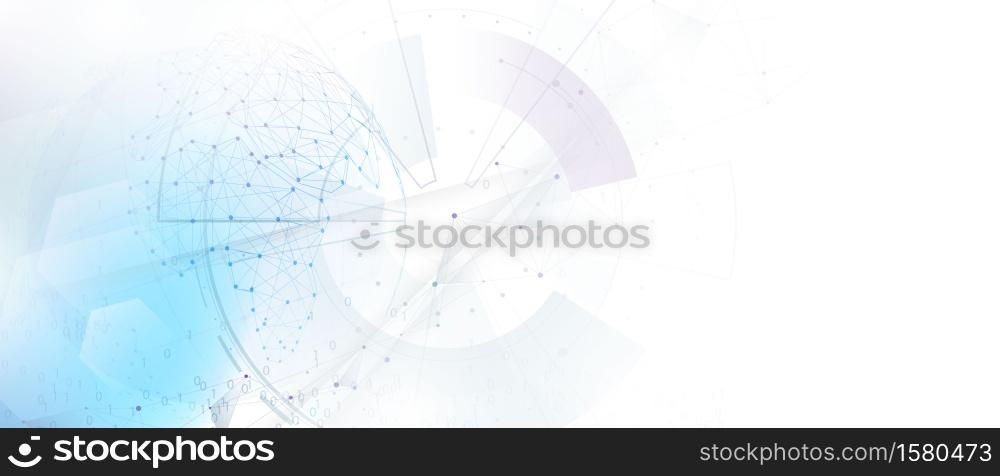 abstract technology communication concept vector background