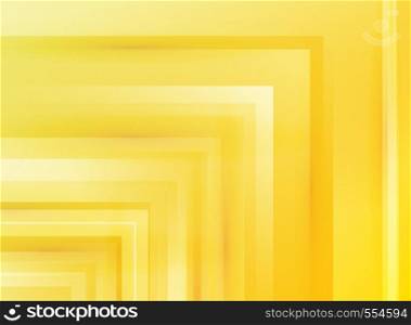 Abstract technology communication innovation concept bright arrow speed movement design yellow background. Vector illustration