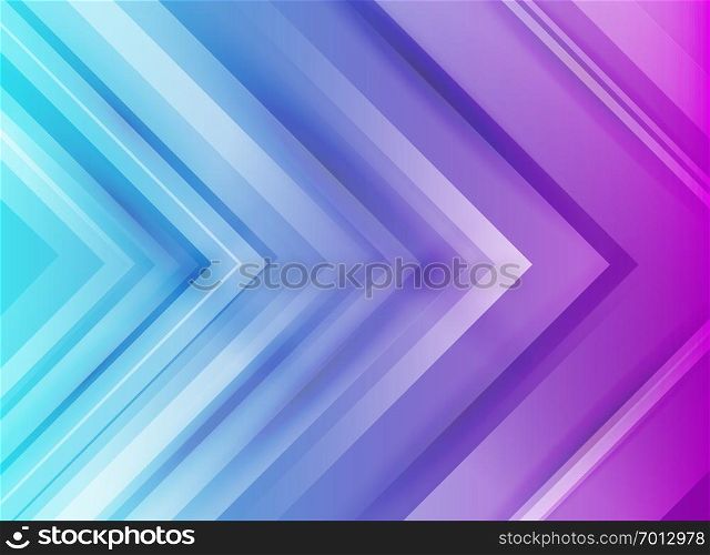 Abstract technology corporate arrows blue and purple gradients background. Vector illustration