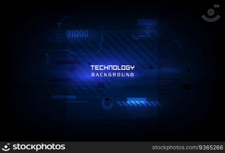 Abstract technology cyber concept. vector background