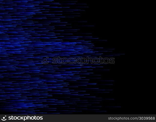Abstract technology data conection speed blue lines on dark background. Vector illustration. Abstract technology data conection speed blue lines on dark back